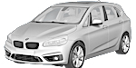 BMW F45 U1016 Fault Code